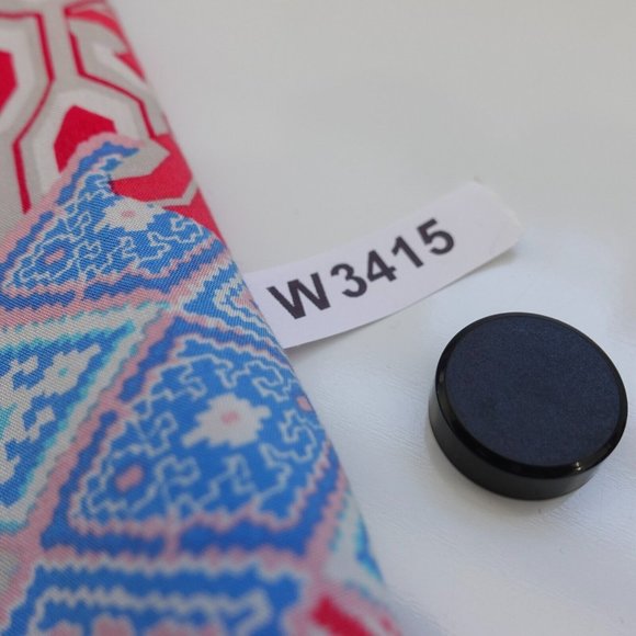 Talbots Top Womens 1X Red Western Shirt Aztec Boho Allover Patchwork Petites - Picture 12 of 12